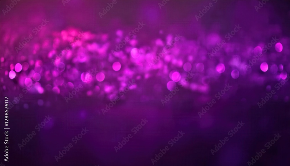 Poster purple bokeh abstract background with soft glowing light, ideal for design, creative projects, wallpapers, and texture use