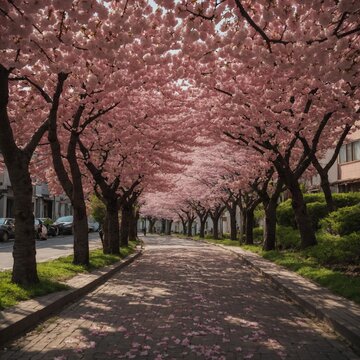 spring in the park