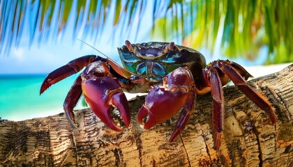 Here's a detailed prompt for a coconut crab:

