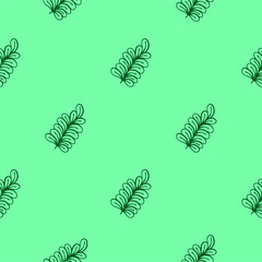 green leaves vector pattern background. Green leaf pattern. leaves pattern background. seamless patterns with green leaves.