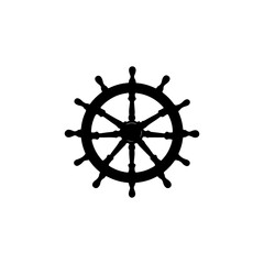 Black Wheel disks silhouette vector illustration on white background