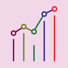 Bar Chart icon Design