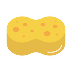 Flat design sponge icon. Vector.