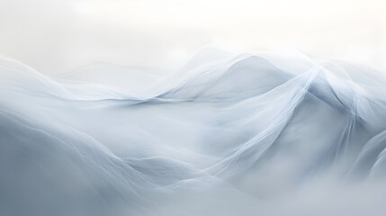 Obraz premium gently rising and dissipating, creating a soft, light texture with faint trails and subtle variations in density 