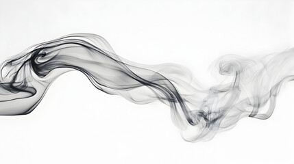 weaving through the air in twisting, elegant trails against a simple, neutral background, offering a minimalistic texture 