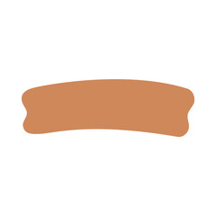 Abstract orange dynamic blob shape icon