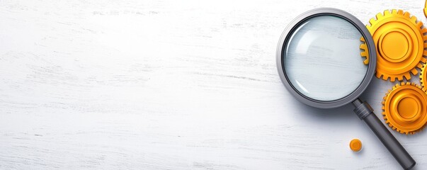 Magnifying glass focuses on legal documents, emphasizing critical restrictions for thorough review and understanding