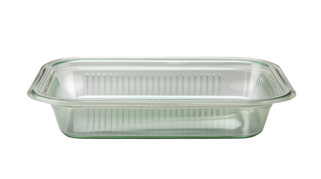 Versatile plastic container with lid, ideal for food storage, kitchen organization, and more