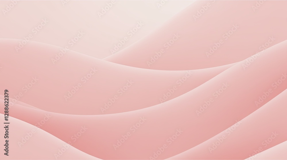 Poster pink background with a wave