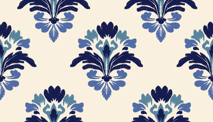 geometric ethnic vintage texture vector art design. textile fashion pattern line ikat seamless pattern and batik fabric texture asian background wallpaper geometry indian. Ethnic abstract ikat art .
