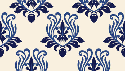 geometric ethnic vintage texture vector art design. textile fashion pattern line ikat seamless pattern and batik fabric texture asian background wallpaper geometry indian. Ethnic abstract ikat art .