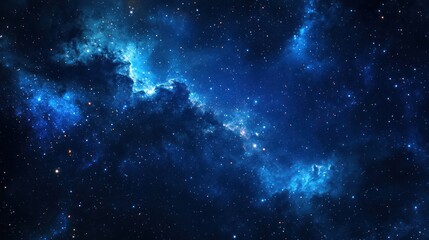 Naklejka premium Deep Space Nebula Cosmic Clouds