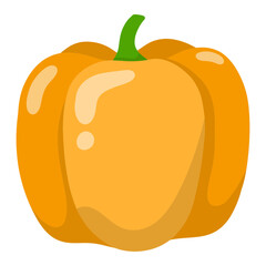 red paprica vector illustration