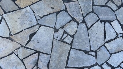 바닥, 무늬, 표면, 자갈, 거친, 오래된 ,재료, 돌