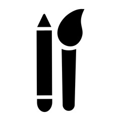 Art tools, design tools, digital art symbol icon