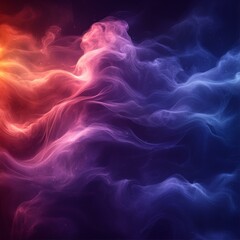 Obraz premium Ethereal Nebula Cloudscape in Vibrant Colors Abstract Design for Space Themed Background and Art Project