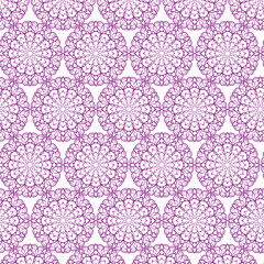 Cool teal floral mandala pattern with symmetry