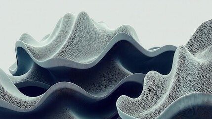 Obraz premium A dynamic canvas of black and verdant hues, where a mesmerizing wave of abstract lines, like the veins of a leaf, flowed across the space, creating a sense of fluidity and energy. 