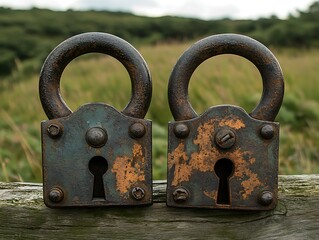 Old Locks in Field
