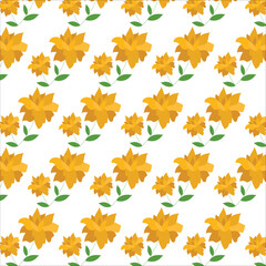 Fototapeta premium Cool teal floral mandala pattern with symmetry