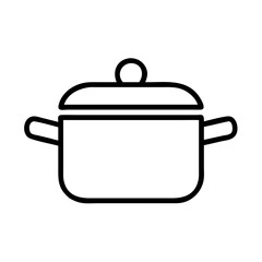 pan icon, pan line art - simple line art of pan, perfect for pan logos and icons