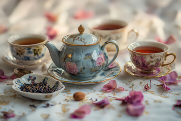 Elegant Tea Set for International Tea Day