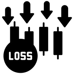 Obraz premium Loss Icon