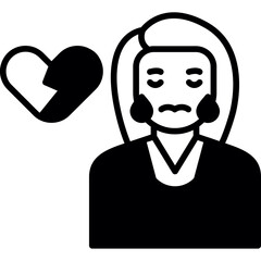 Heartbroken Icon