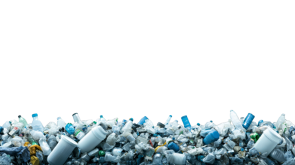 Overflowing trash pile, a mess of waste and clutter on the room floor