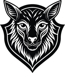 Animal head vector illustration