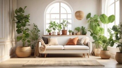 minimalist room with a light wooden cabinet against a plain white wall