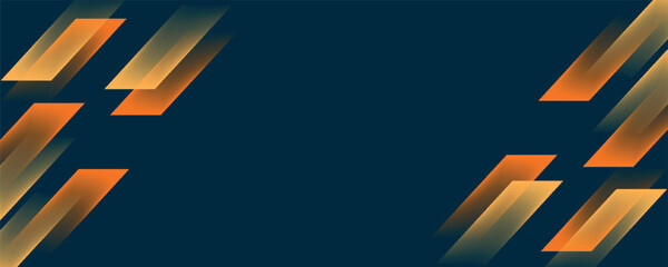 Abstract blue banner design vector dynamic sporty horizontal background template