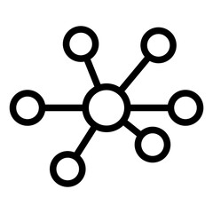Neurons Circuit Vector Icon