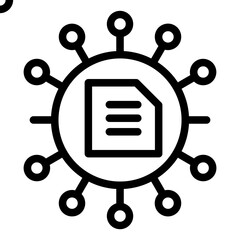 Deep Learning Vector Icon