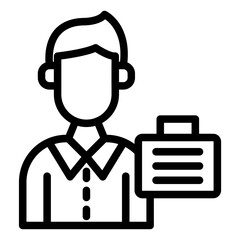 Entrepreneur Vector Icon