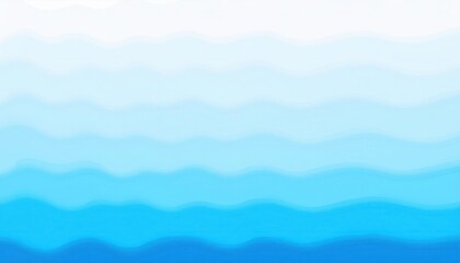 Fototapeta premium soft gradient waves of light blue colors creating a serene ocean or water theme, for background or calming designs