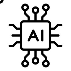 Artificial Intelligence Vector Icon
