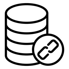 Linked Data Vector Icon