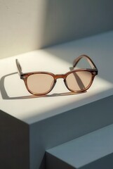 Original Unisex Eyewear with brown frame Wayfarer Sunglasses