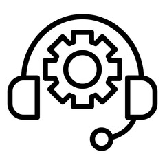 Support Agent Vector Icon