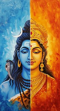 Lord Shiva and Mata Parvati 