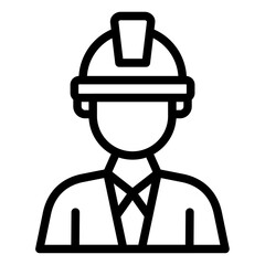 Architect Male Vector Icon