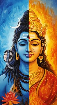 Lord Shiva and Mata Parvati 
