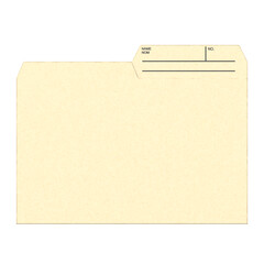 File Folder, 3d illustration isolated on white background