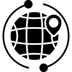 Worldwide Icon Vector Element