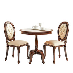 Dinning furniture isolated on white background