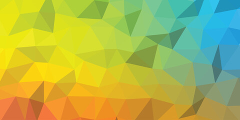Low polygonal background gradient color