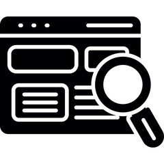 Research Icon Vector Element