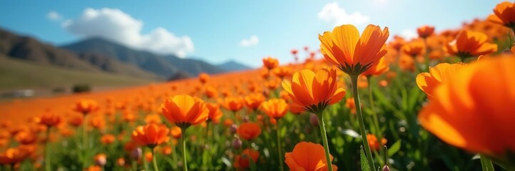 Obraz premium Low-angle shot of Penca o tunera canaria plant stems, canary, tunera