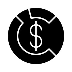 Asset Allocation icon Design